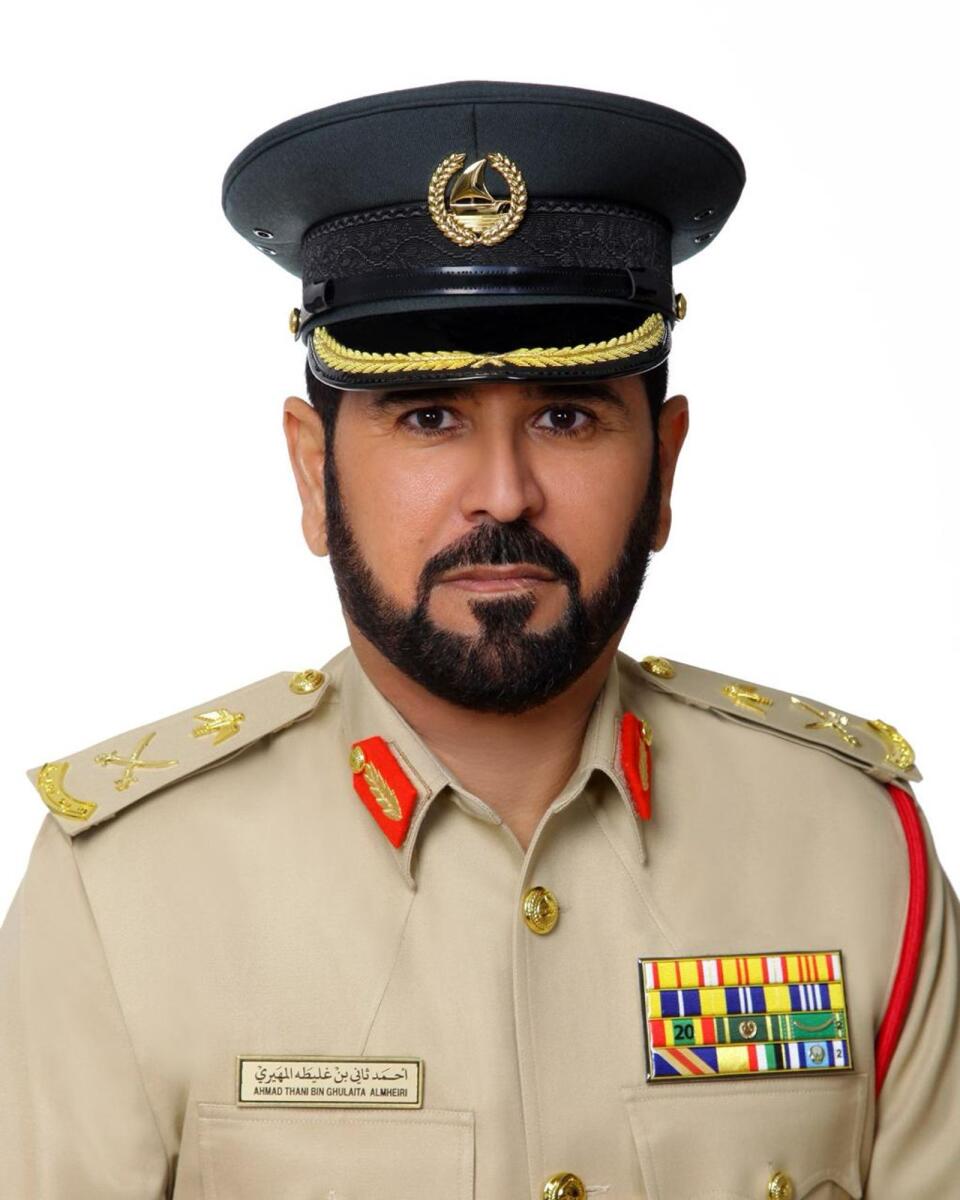 Major General Ahmed Thani bin Ghalita Al Muhairi. Photo: Supplied