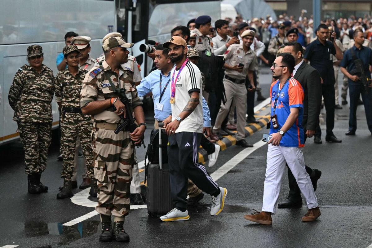 Indian cricket team member Virat Kohli. Photo: AFP