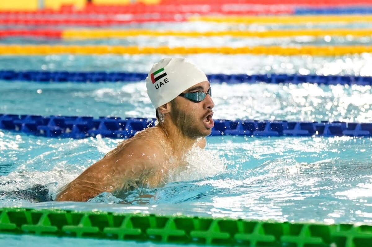 On the final day of Games, UAE's swimming team grabbed four more medals. — Supplied photo