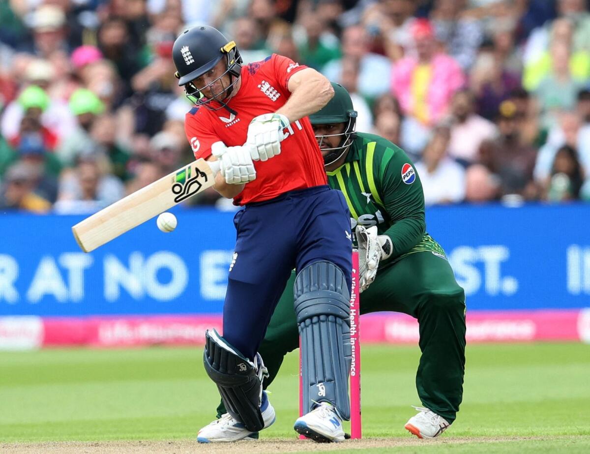 England's Jos Buttler top scored with 84. - Reuters