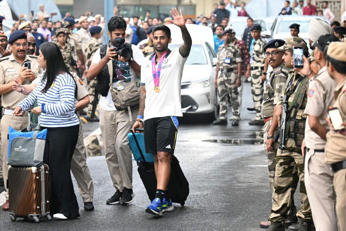 Indian cricket team member Suryakumar Yadav. Photo: AFP