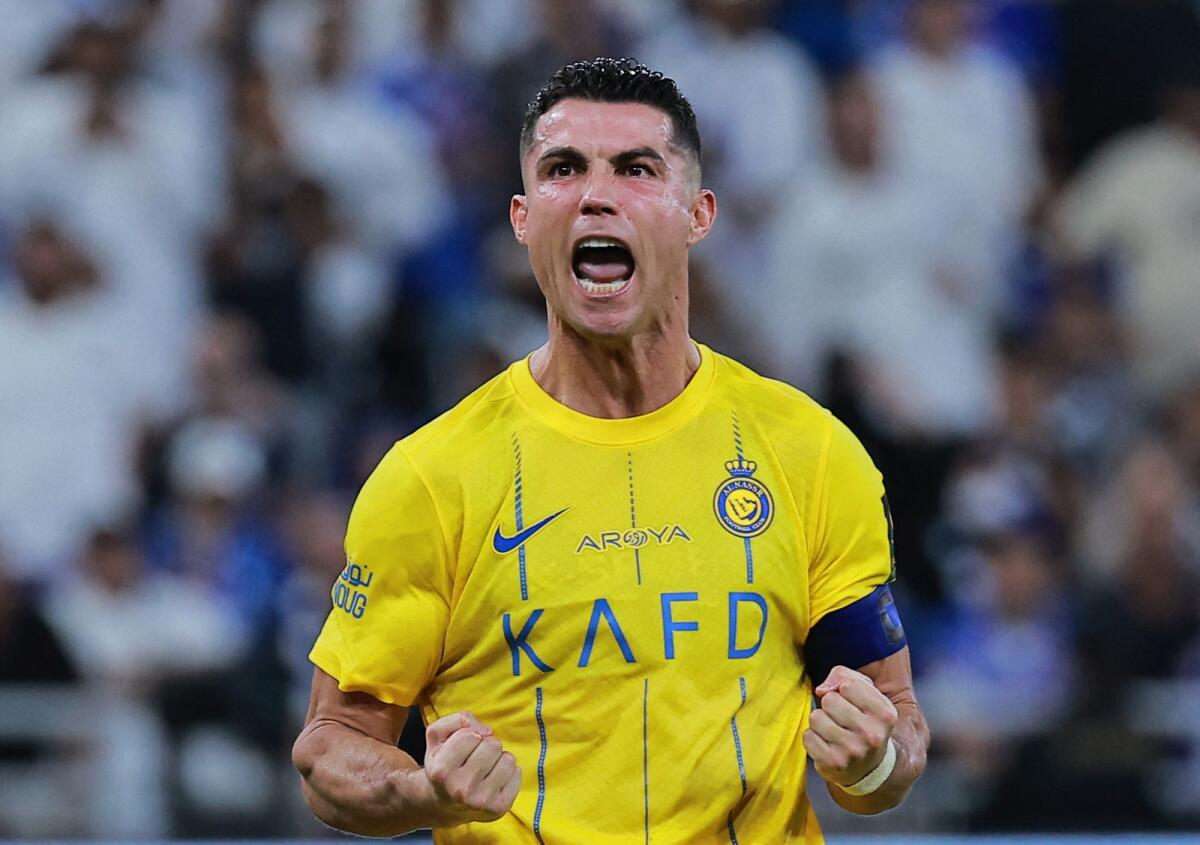 Cristiano Ronaldo scored 42 goals in 41 matches for A Nassr this season. — Reuters