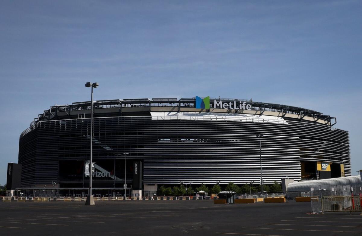 MetLife Stadium in East Rutherford, New Jersey, will host the Fifa World Cup final in 2026. — Reuters