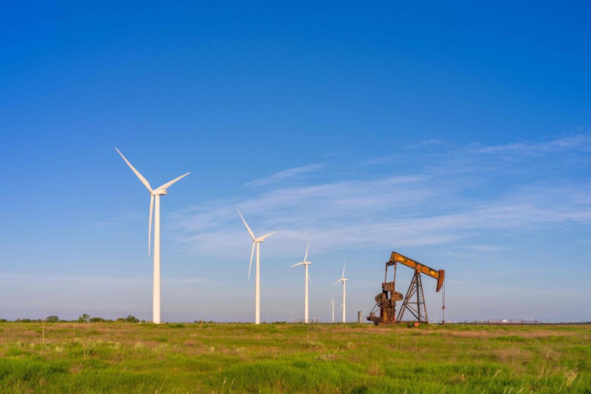 An oil pump jack is shown in a field on June 28, 2024 in Nolan, Texas. — AFP file