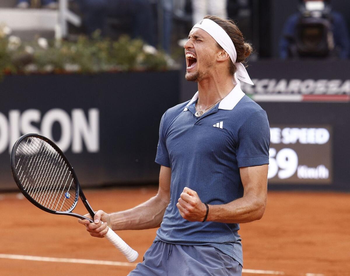 Alexander Zverev won his first Masters 1000 since 2021 last week at the Rome Open. - AFP