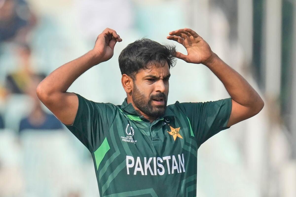 Pakistan pace bowler Haris Rauf. — AP
