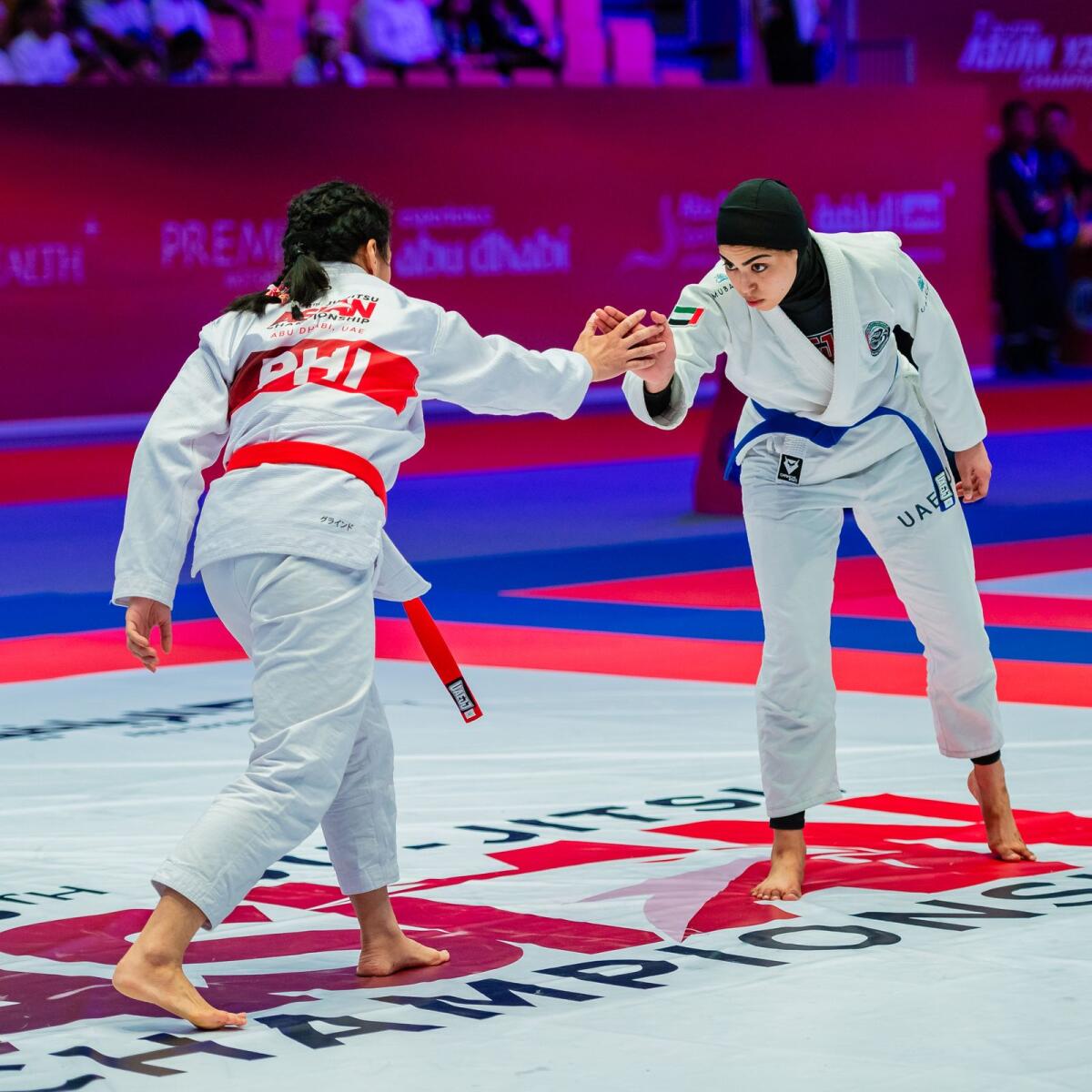 The UAE Jiu-Jitsu fighters displayed superb skills. — Supplied photo