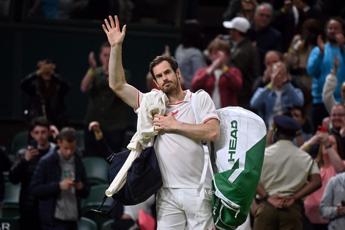(FILES) Britain's Andy Murray waves to fans. Photo: AFP