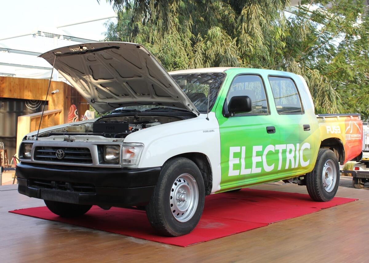 UAE's first dedicated EV Conversion. Photo: Supplied