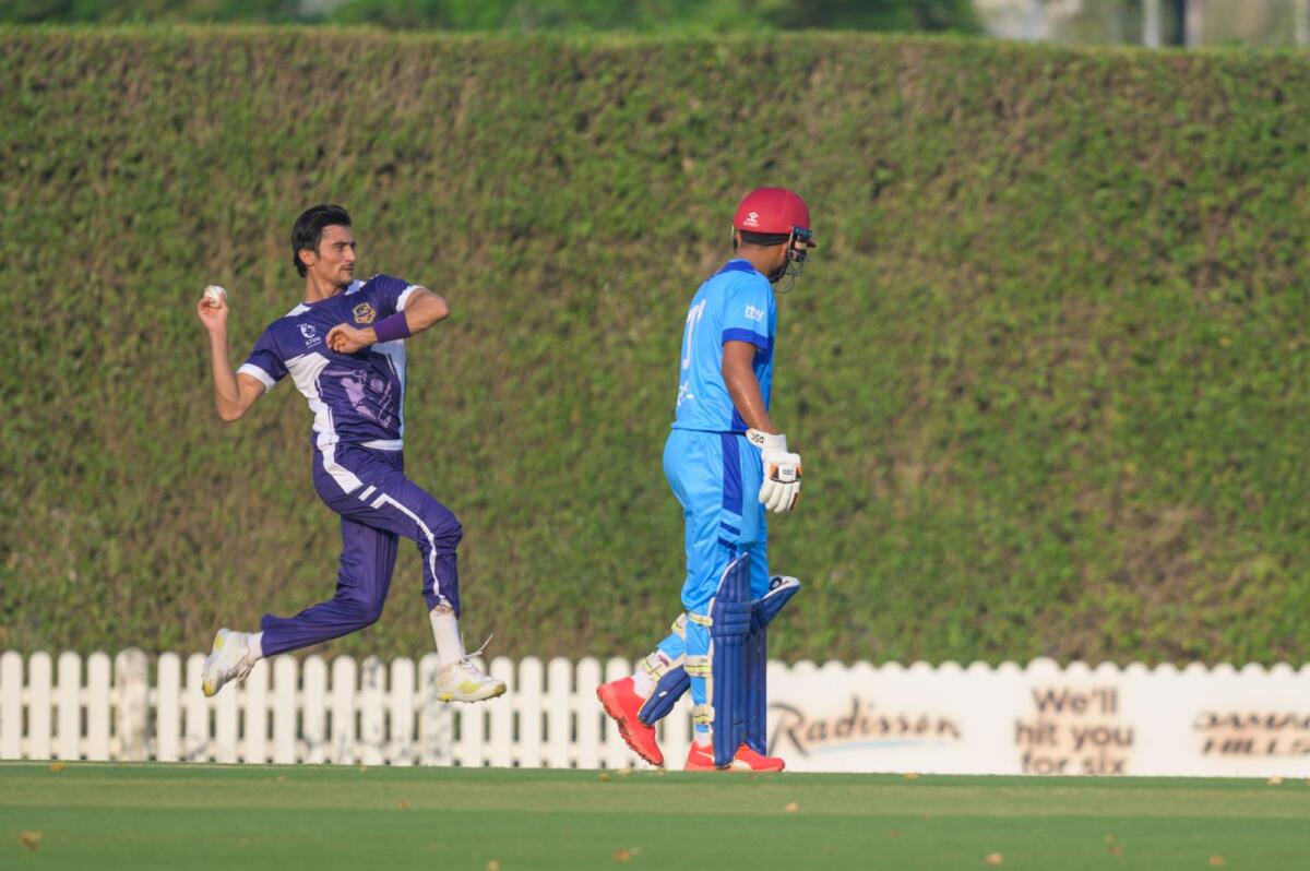 Action from a match at the ILT20 Development tournament. — Photos by Neeraj Murali