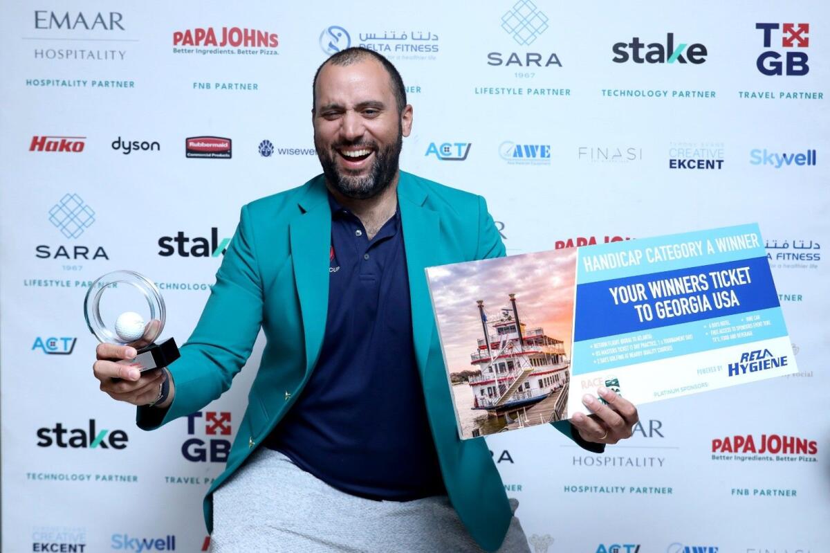 Last year’s series Category A winner, Hisham Sultan (The Els Club), who went to Georgia US and played in the World Final of the Race to Georgia final, finishing second, and spent two days attending The Masters 2023 at Augusta National. - Supplied photo