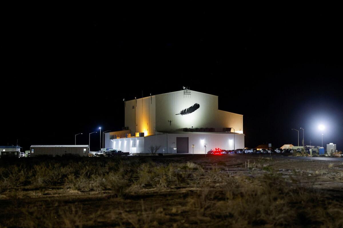 General view of the Blue Origin site near Van Horn, Texas, US. Reuters File Photo