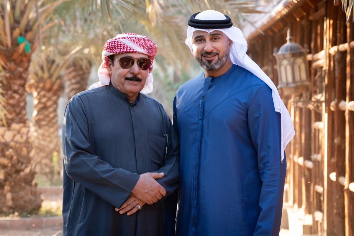 Mohamed Al Banna with his Father Bashir Mohamed Al Banna
