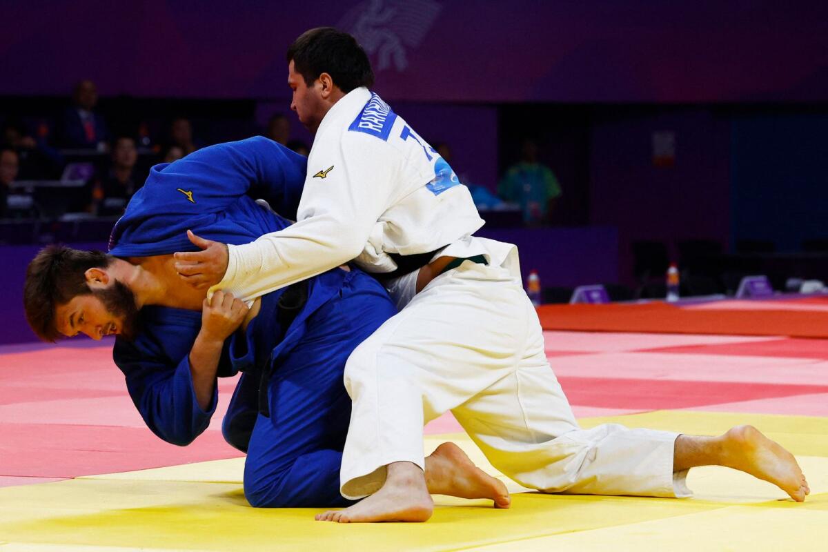 Judoka Omar Magomedomarov won the first gold medal for the UAE on September 26, - Reuters
