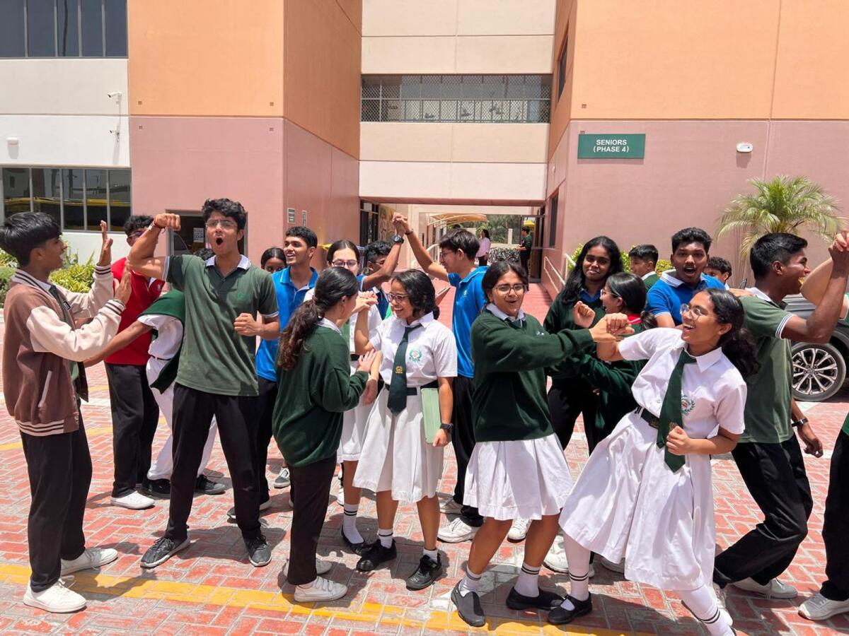 Students rejoice at Delhi Private School, Dubai