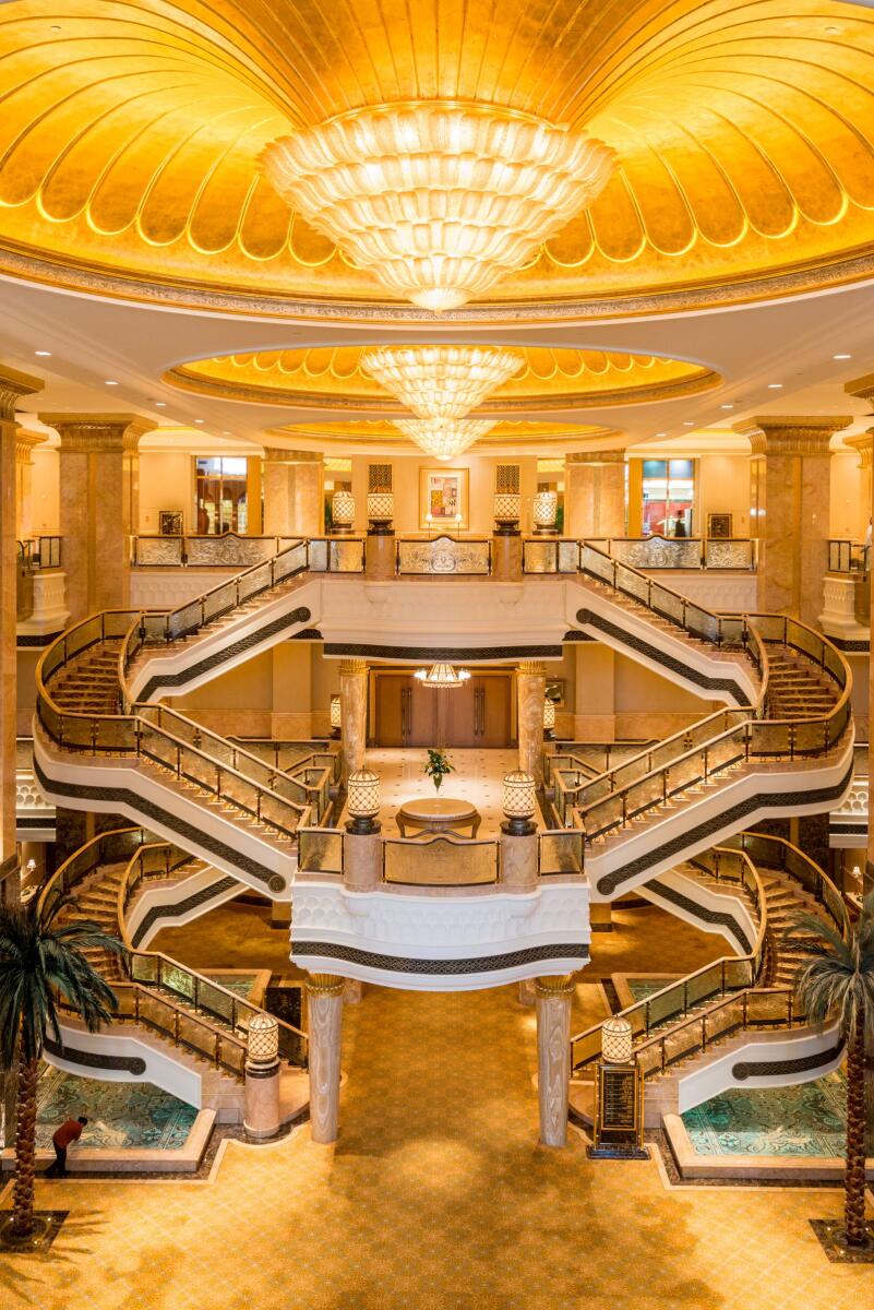 Emirates Palace is a luxurious and the most expensive 7-star hotel.