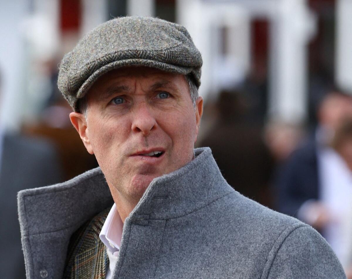 Former England cricketer Michael Vaughan at the Cheltenham Festival - Reuters File
