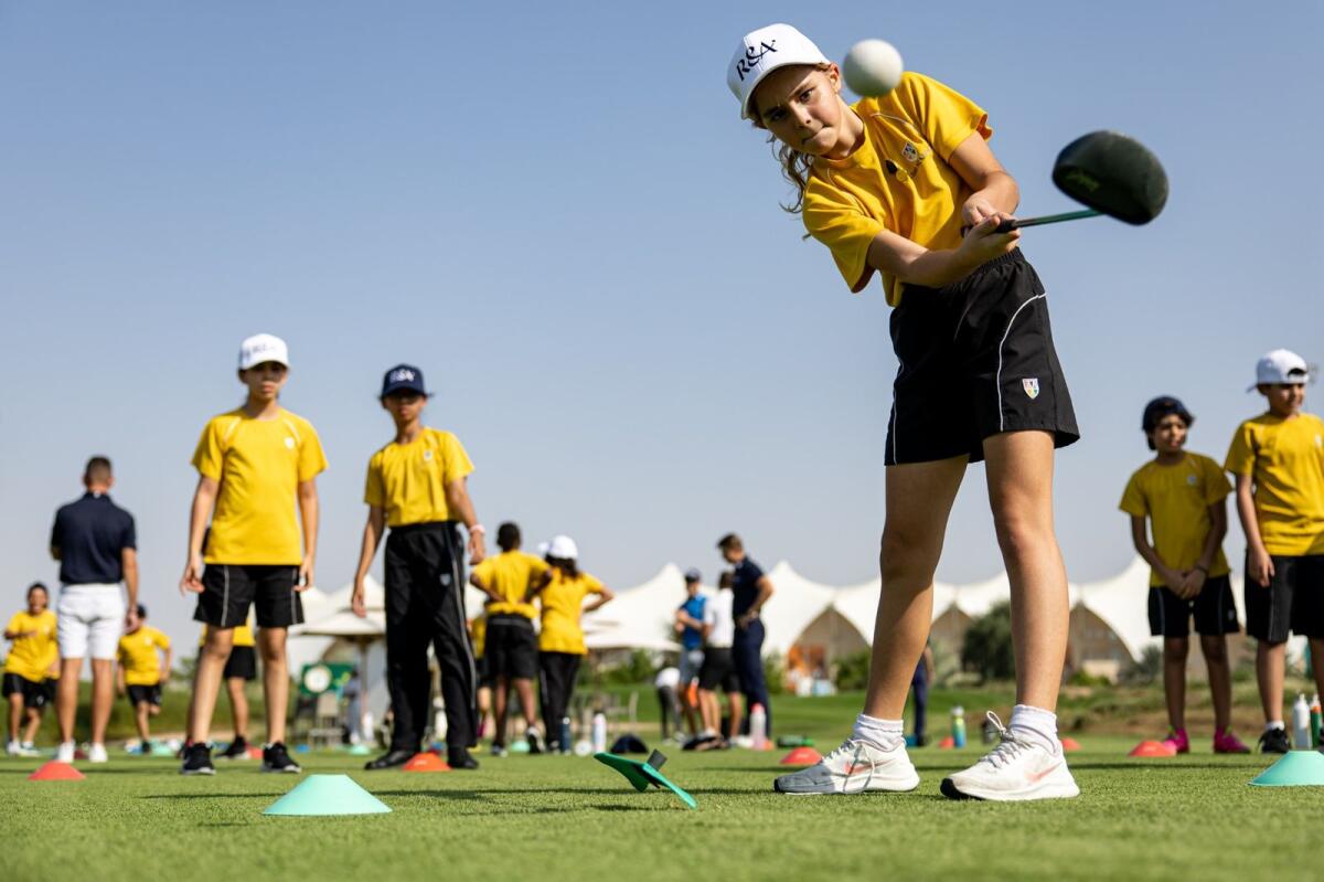 Funding for golf through The R&amp;A includes Golf Sixes at Yas Links Abu Dhabi. - Supplied photo