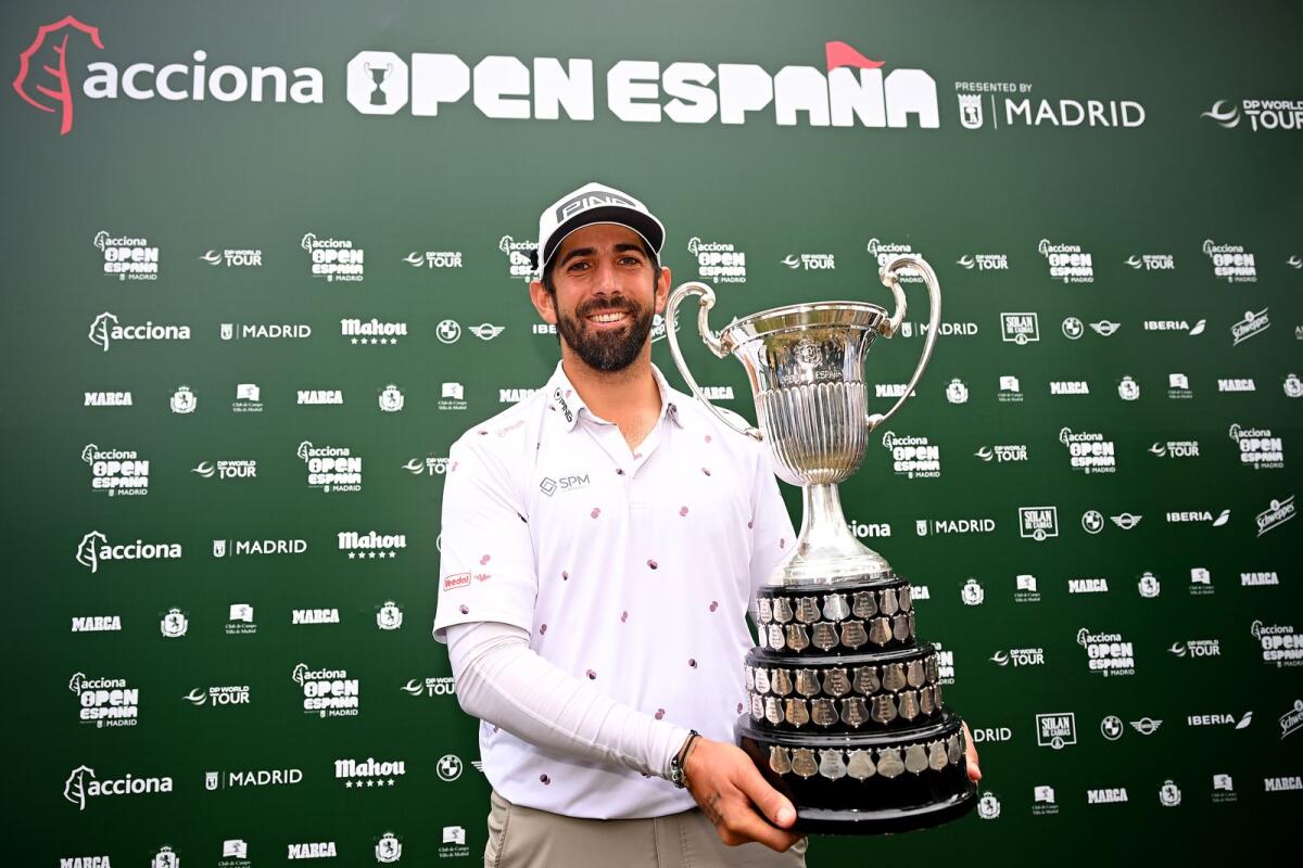 Matthieu Pavon (Fr), winner of the acciona Open de España presented by Madrid moves up 45 spots in the Race to Dubai Rankings to number 20 on the DP World Tour. - Supplied photo