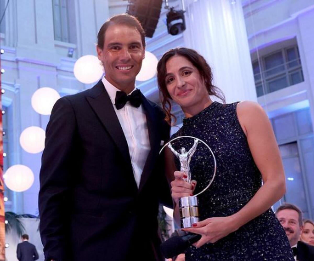 Nadal accepted the Laureus Sport for Good Award for 2024 alongside his wife, Maria Francisca Perello at a star-studded ceremony in Madrid. - Instagram