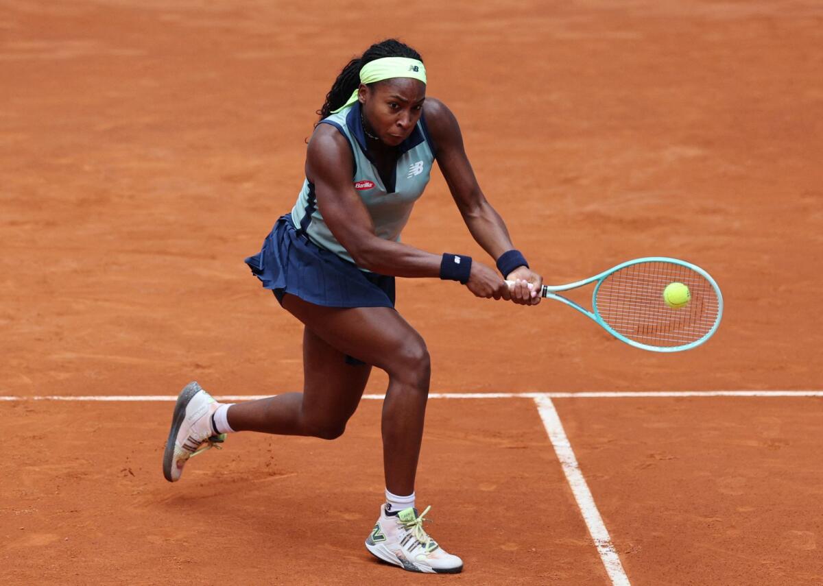 Coco Gauff missed the Tokyo Olympics in 2021 after testing positive for COVID. - Reuters File