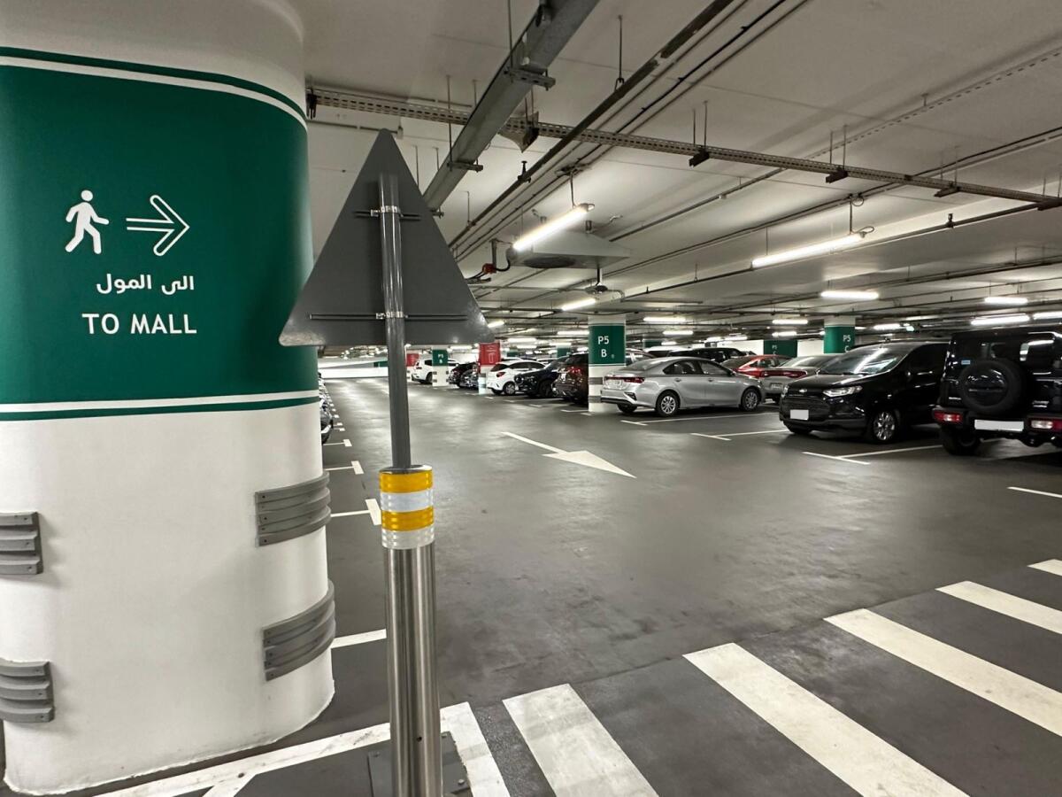 Dubai Mall parking area
