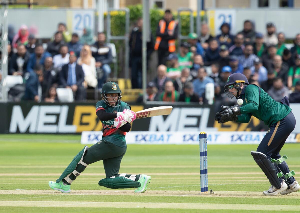 Bangladesh made 246-9 in 50 overs against Ireland. — Twitter