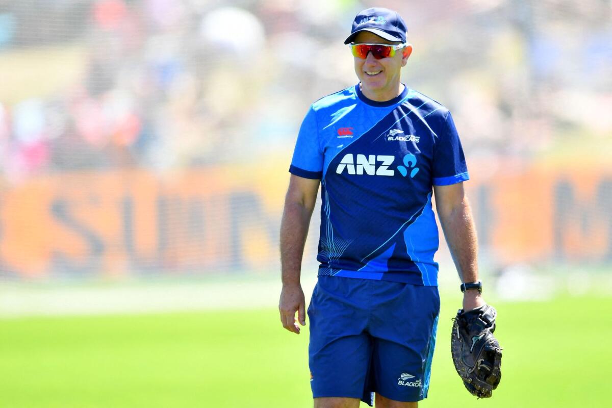 New Zealand coach Gary Stead. — AFP