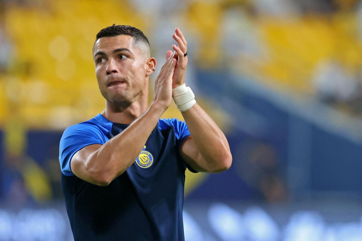 Al-Nassr's Portuguese forward Cristiano Ronaldo. — AFP
