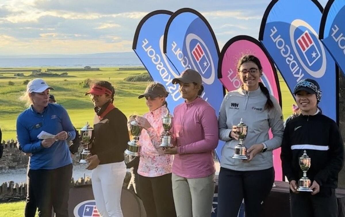 Ananyaa with other winners in Scotland - Supplied photo