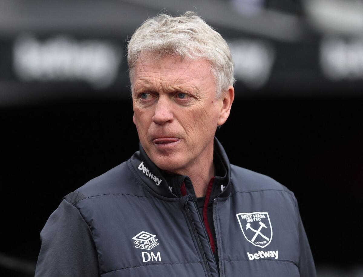 West Ham United manager David Moyes. — Reuters