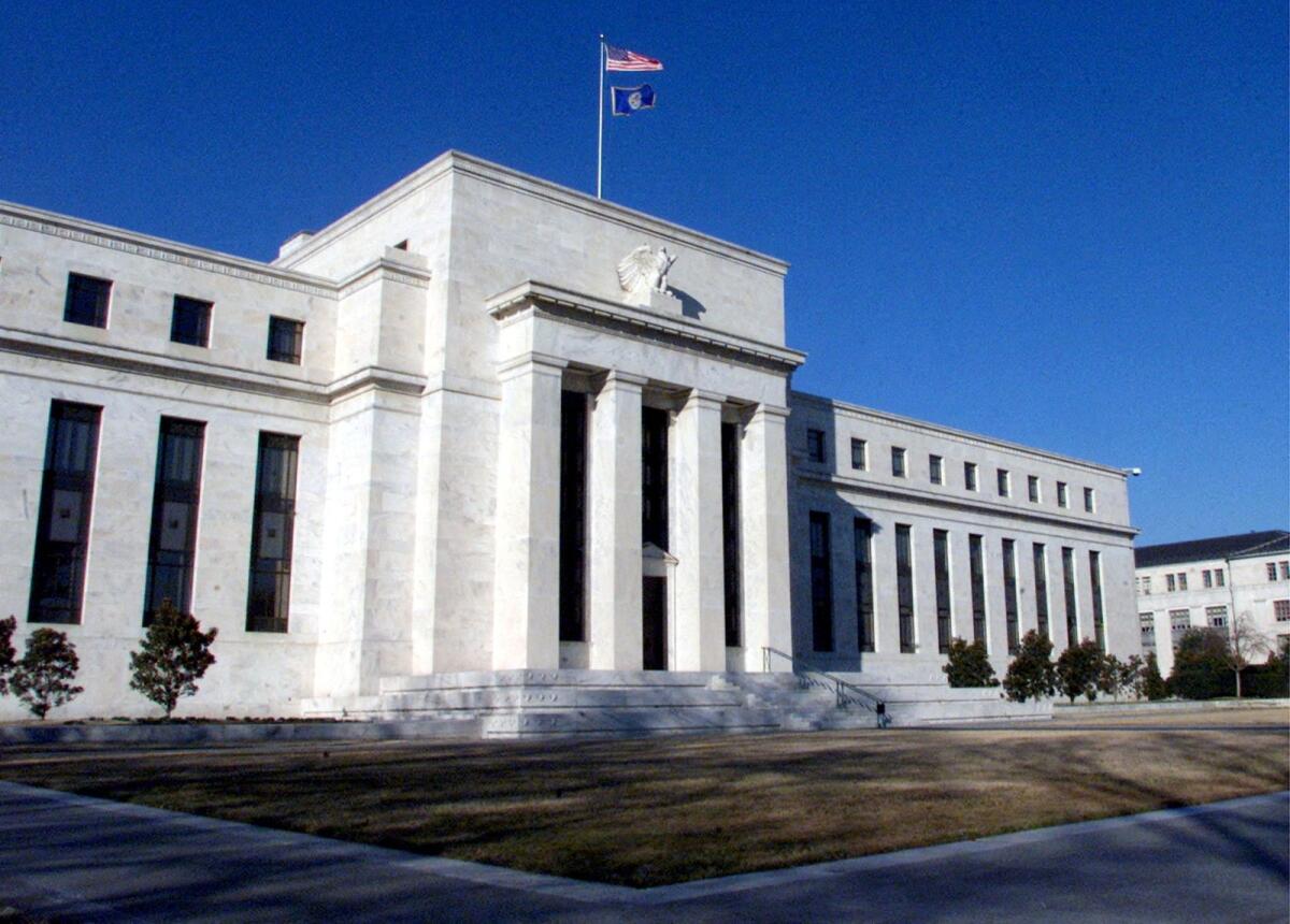 The US Federal Reserve building in Washington, DC. — File photo