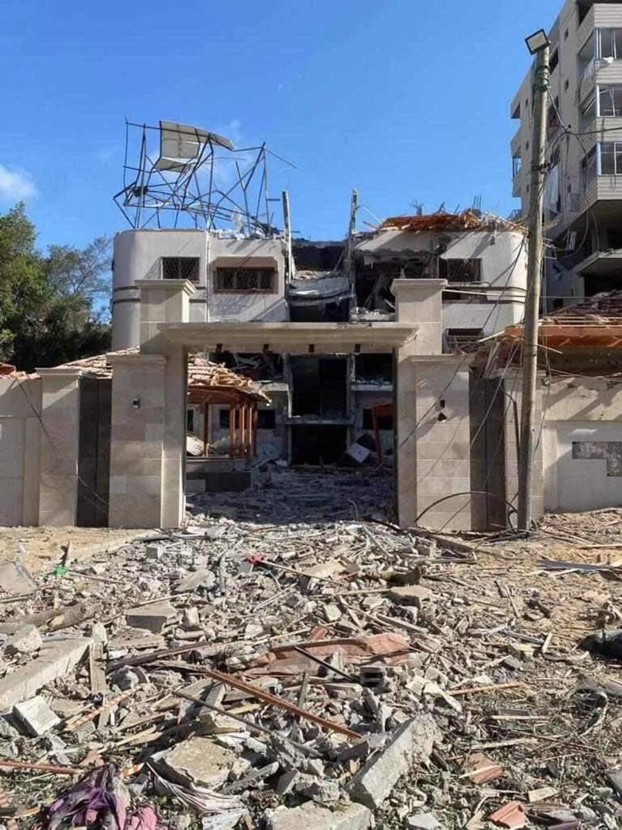 The remains of Ahmed’s home