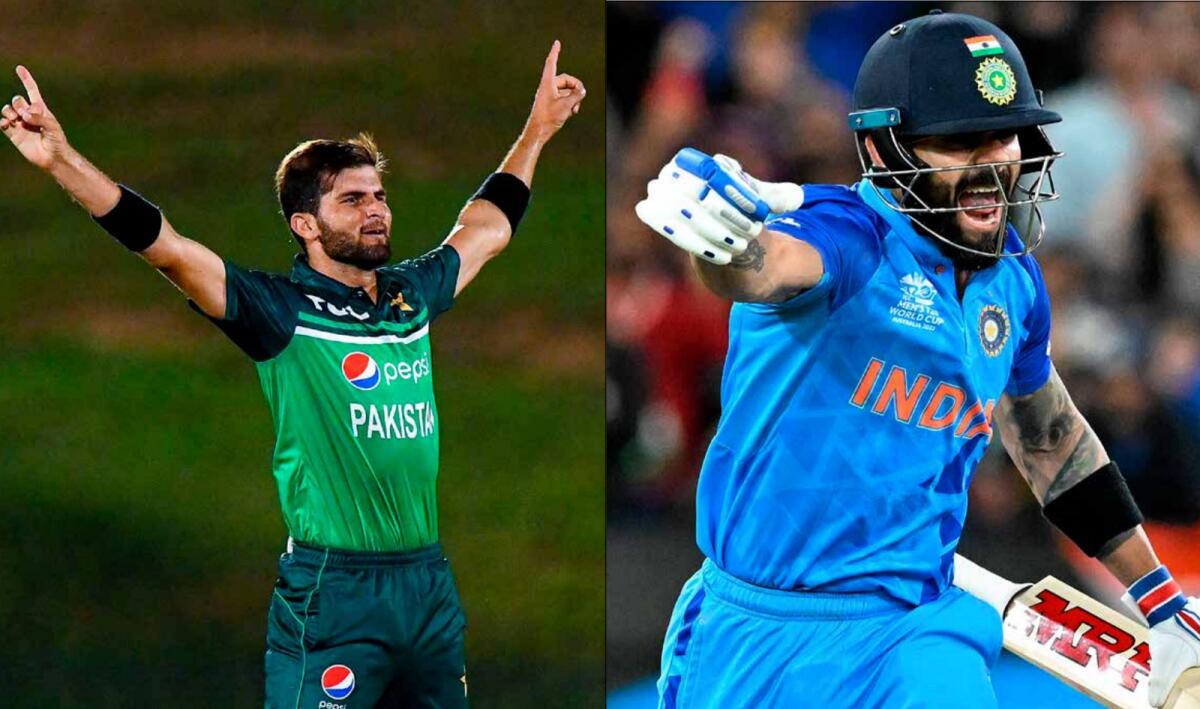 While Pakistan attack is formidable under Shaheen Afridi, Virat Kohli will draw inspiration from his magical knock in the T20 World Cup last year. — AFP