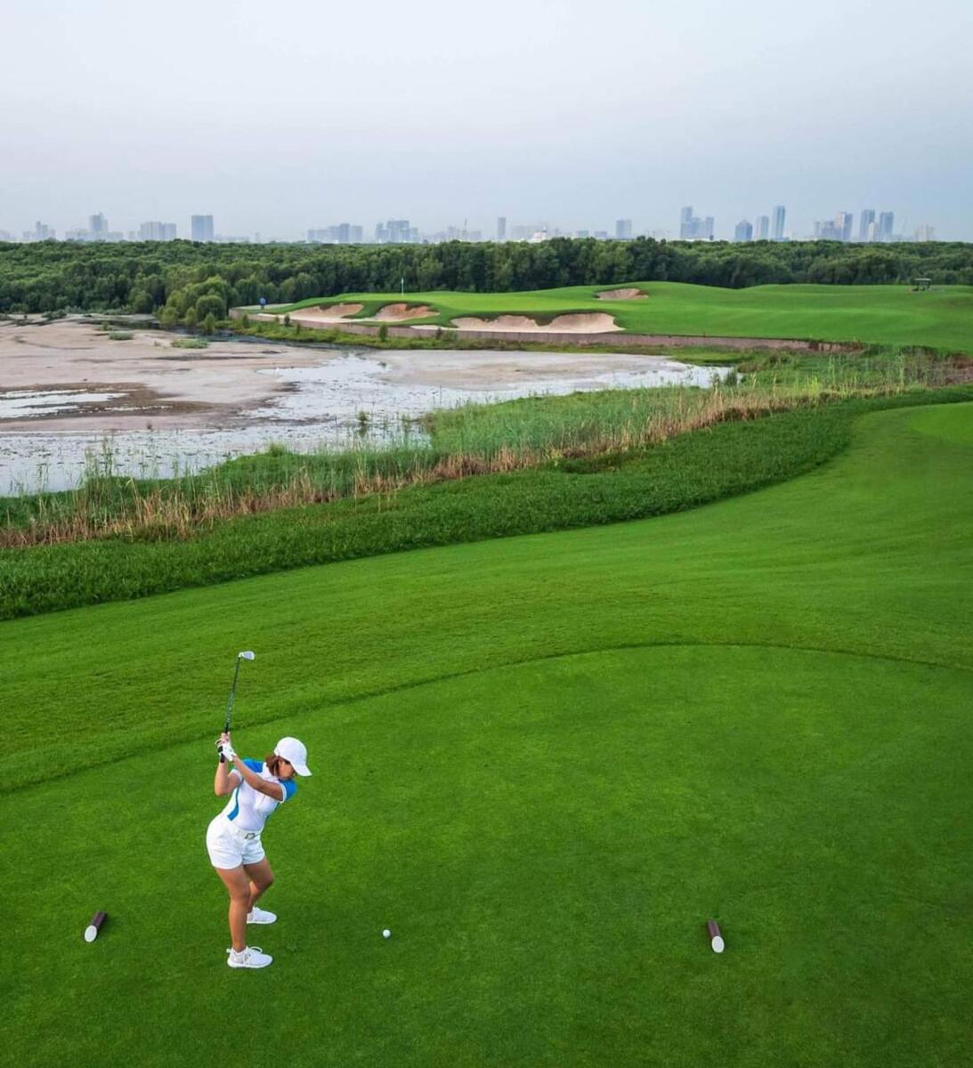 The stunning Al Zorah Golf Club. - Facebook