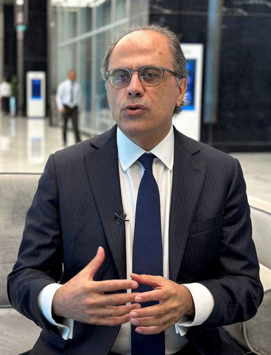 Jihad Azour, Director of the Middle East and Central Asia Department at the International Monetary Fund, during an interview in Dubai. — Reuters file
