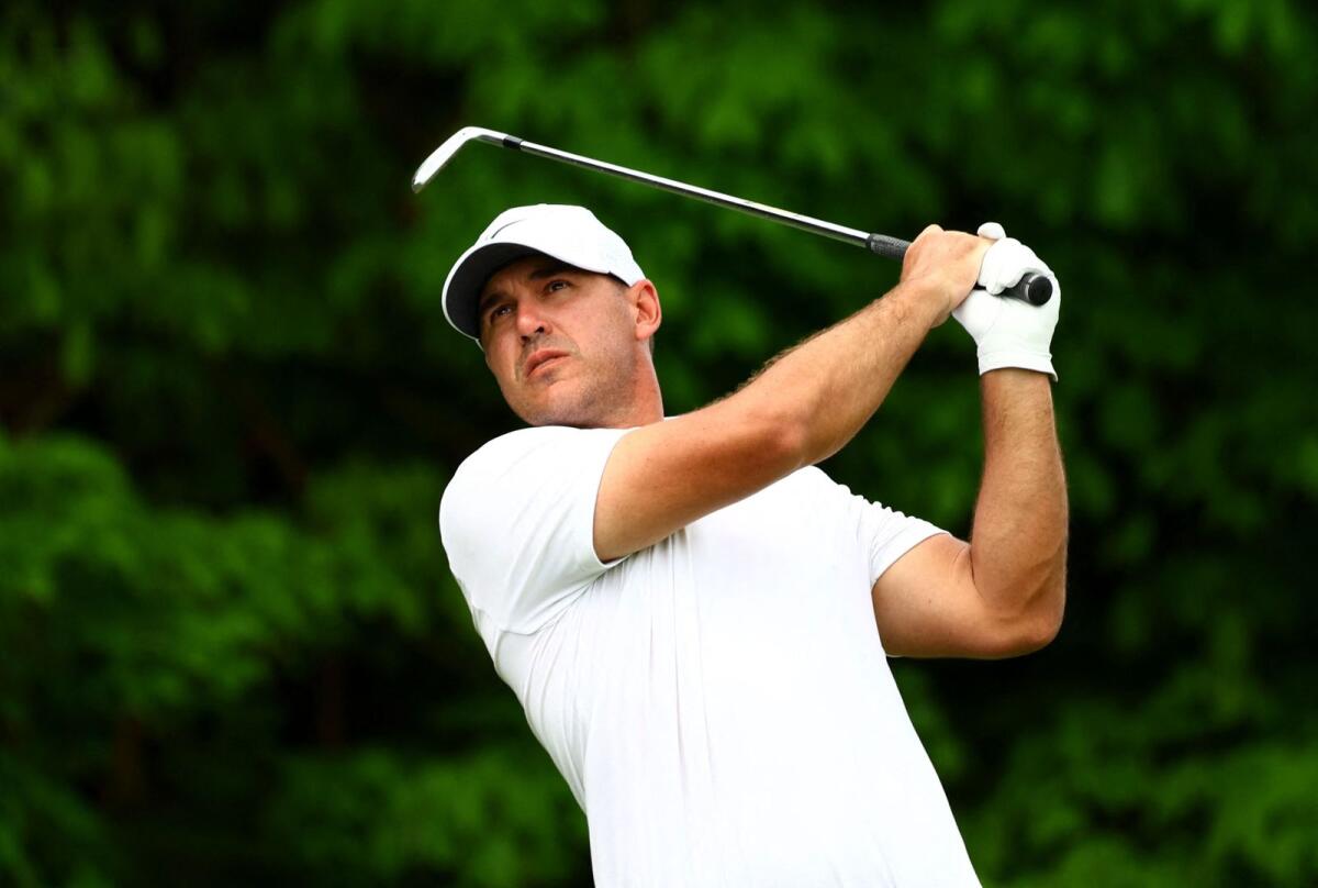 Smash GC's Brooks Koepka in action during the LIV Golf Singapore. -  Reuters