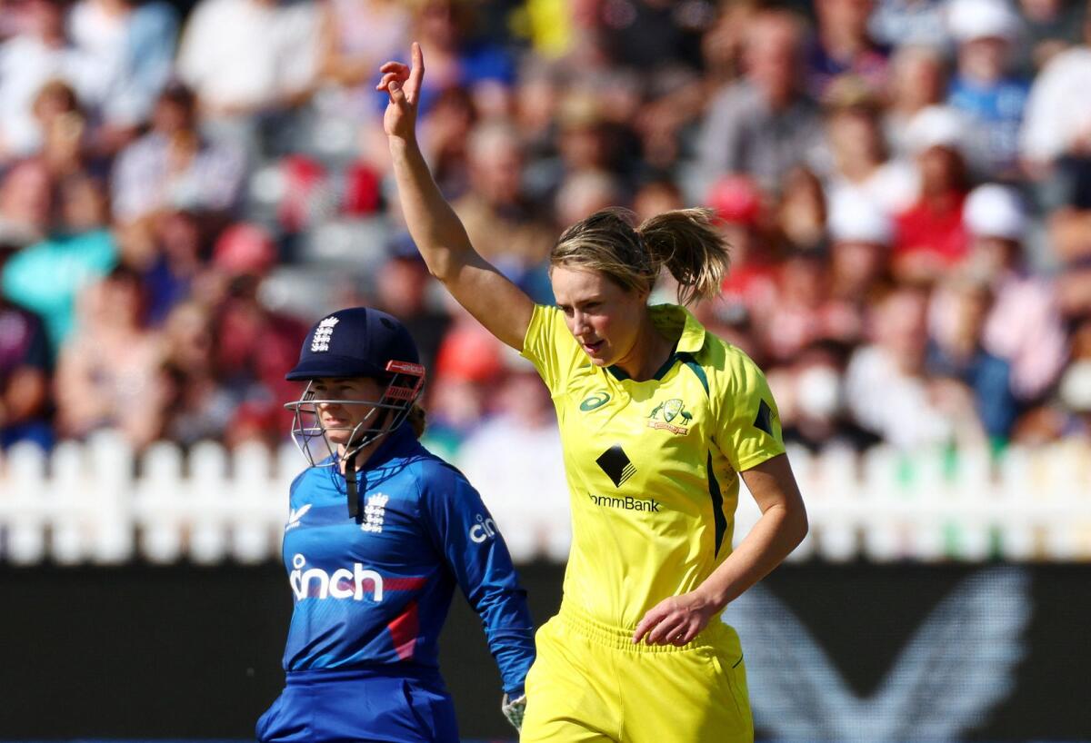 Australia's cricket superstar Ellyse Perry. — Reuters