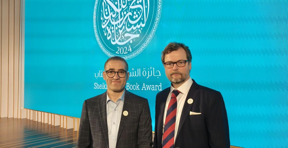 Winners of Sheikh Zayed Book Award. KT Photos: Ashwani