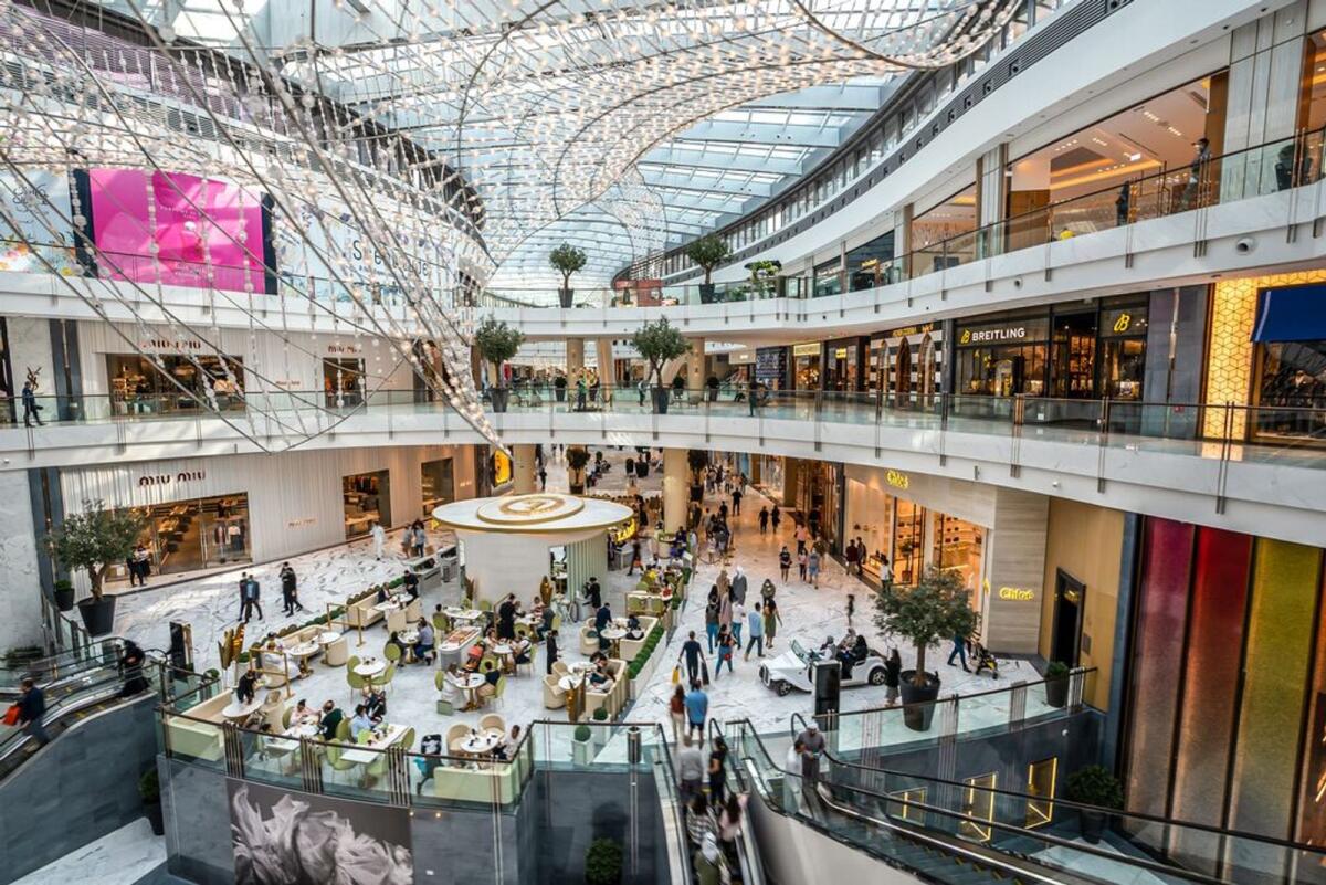 A shopping mall in Dubai. As a result of the Fed move, borrowing costs for a range of personal finance products — from loans to credit cards, mortgages, savings and remittances — will remain at the current high rate. — File photo