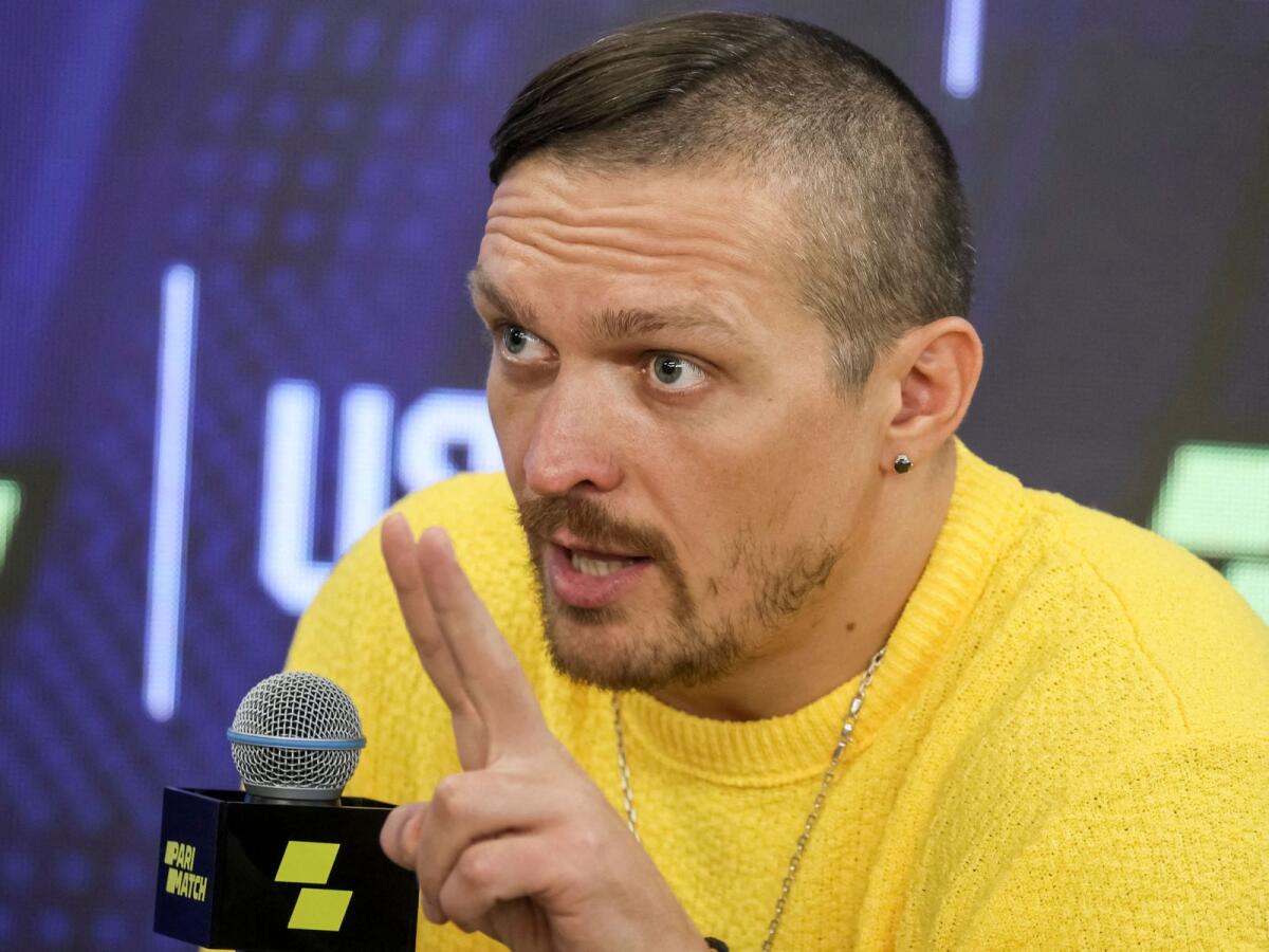 Usyk's footballing venture will not affect his boxing career. - Reuters