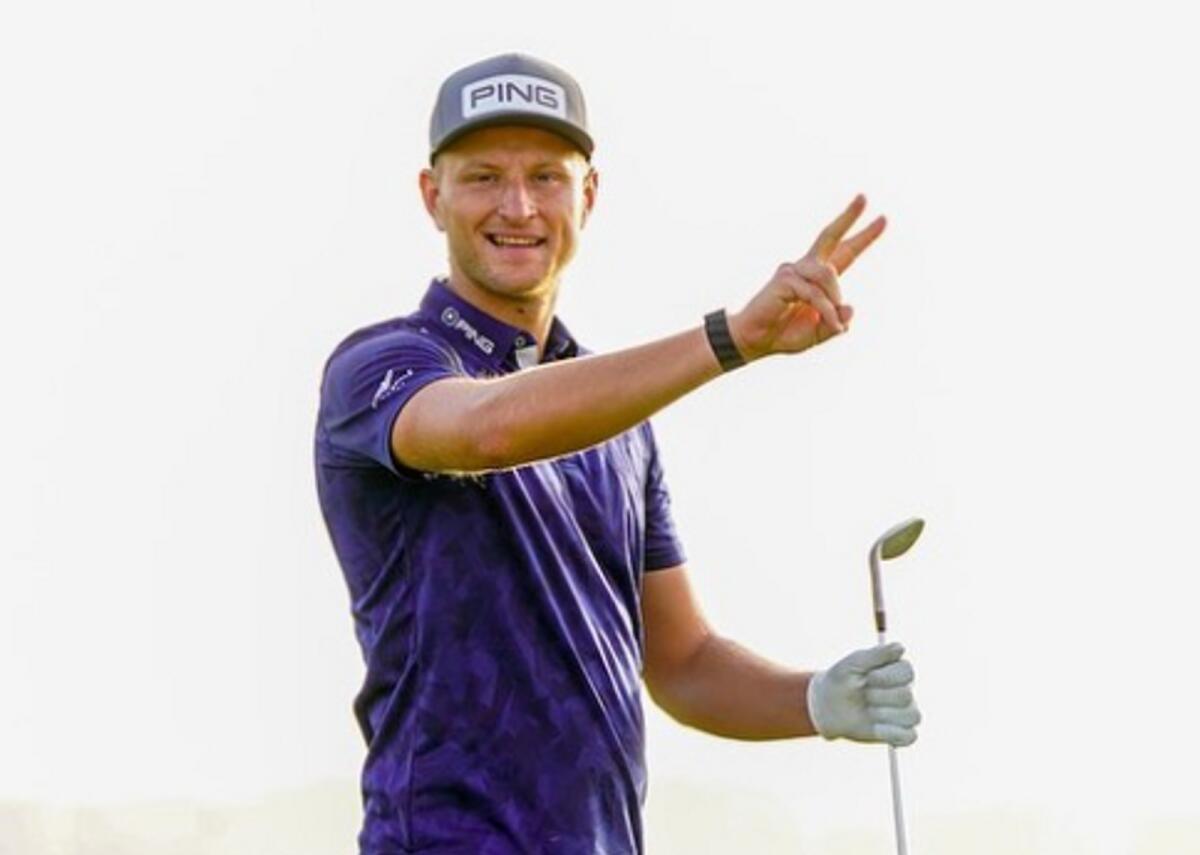 Dubai based Adrian Meronk has split with  hiscoach of 14 years Matthew Tipper prior to this week's LIV Golf Singapore.- Instagram