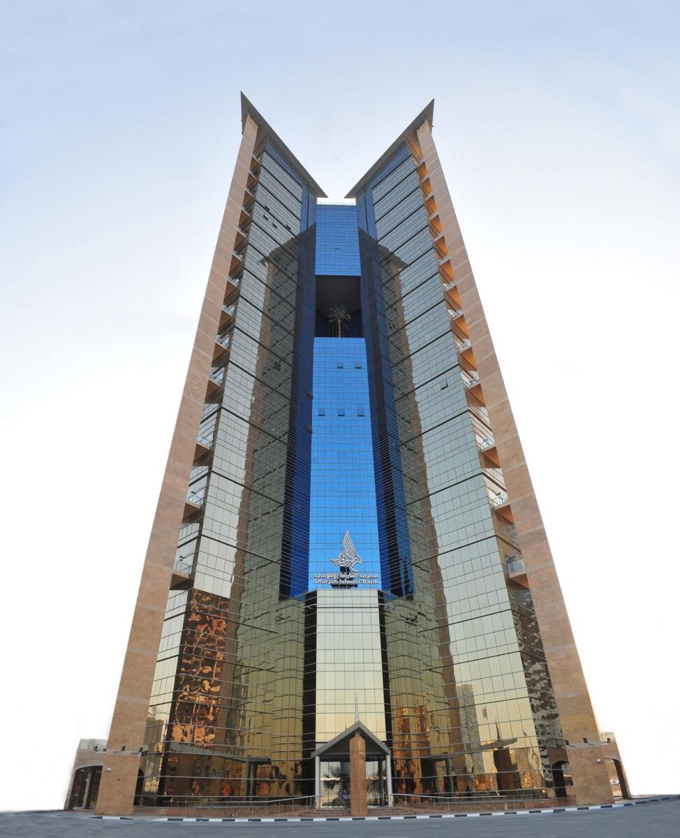 The Sharjah Islamic Bank headquarters. The bank continues to diversify its financing portfolio in various economic sectors. — Supplied photo