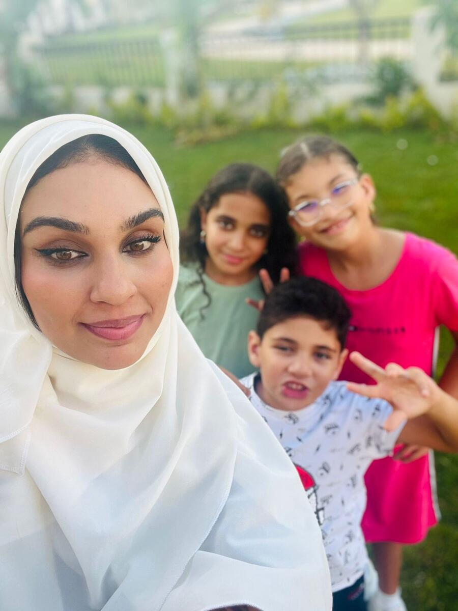 Naeema and her children