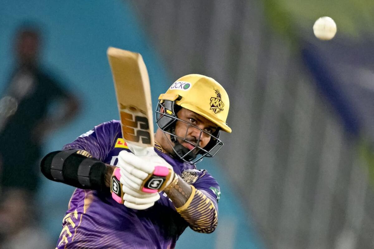 Kolkata Knight Riders' Sunil Narine has been in outstanding form this season. - AFP File