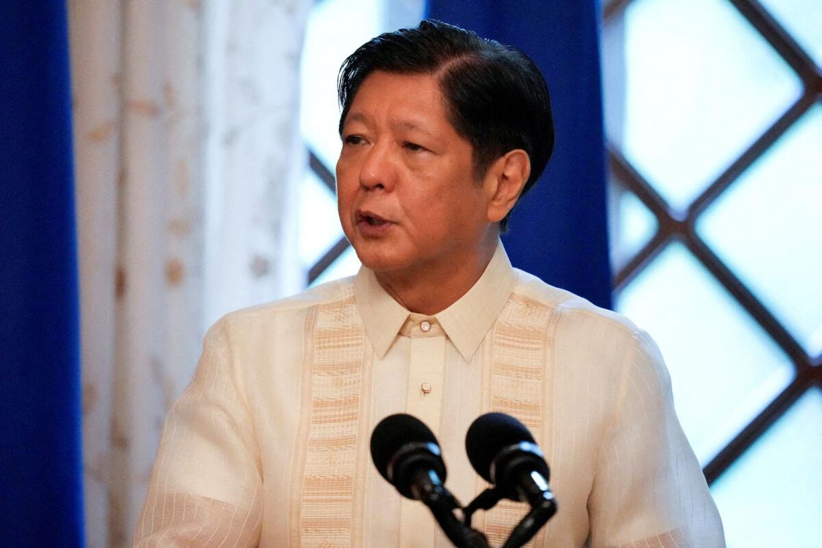 Philippine President Ferdinand Marcos. — Reuters file