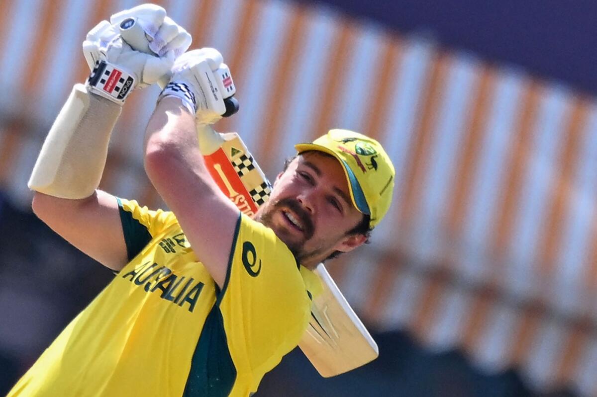 Australia's Travis Head was in explosive formduring the 2023 ICC Men's ODI Cricket World Cup against New Zealand at the Himachal Pradesh Cricket Association Stadium in Dharamsala. - AFP