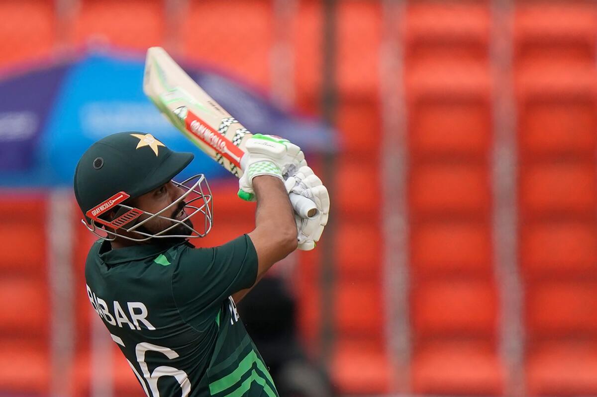 Babar Azam's form will be key to Pakistan's hopes.— AP