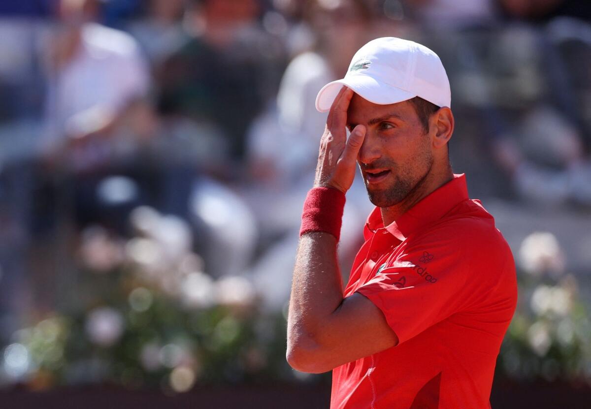 Serbia's Novak Djokovic Djokovic parted ways with fitness coach Marco Panichi, with Gebhard Gritsch returning to his team in Rome as a replacement for now. - Reuters