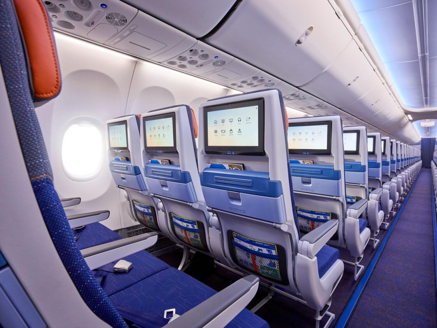 Flydubai Economy Class cabin